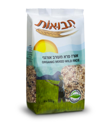 אורז פרא מעורב אורגני