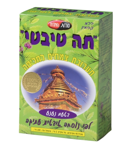 סודות המזרח - תה טיבטי תערובת צמחים בטעם נענע 90 שקיקים | tibetian tea