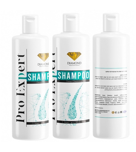 שמפו לשיער וקרקפת שמנוני (ניקוי עמוק)