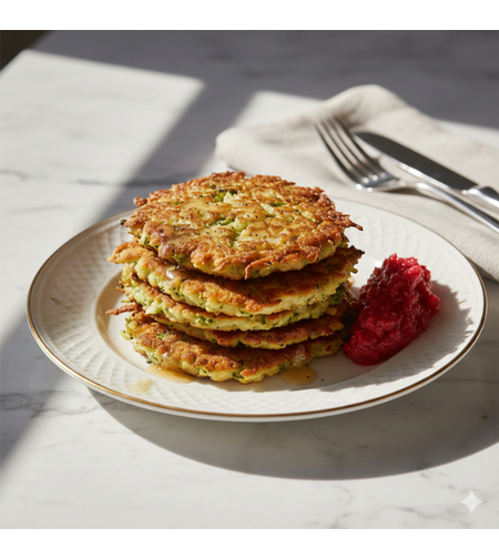 לביבות ברוקולי וכרובית ביתיות (צמחוני)