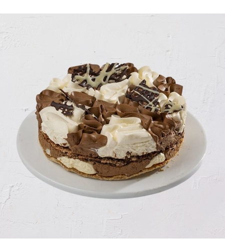 עוגת דואט וניל ושוקולד גדולה- פרווה