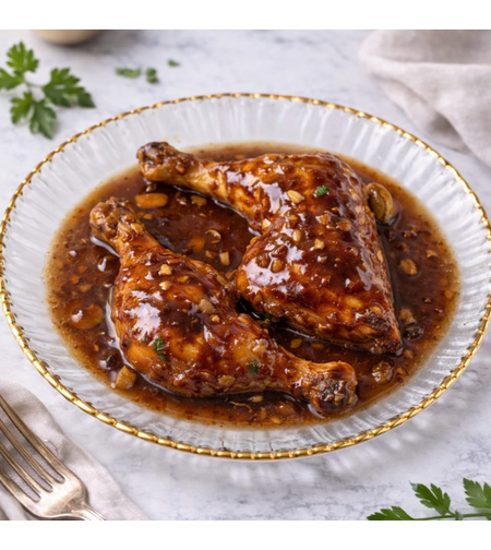 עוף בשום ודבש