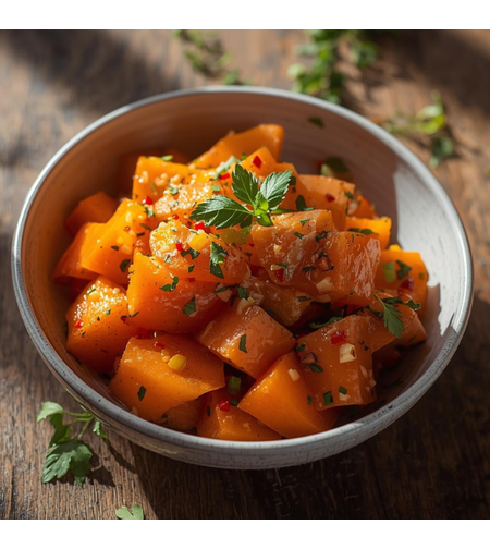 בטטה בצ'ילי מתוק (טבעוני)