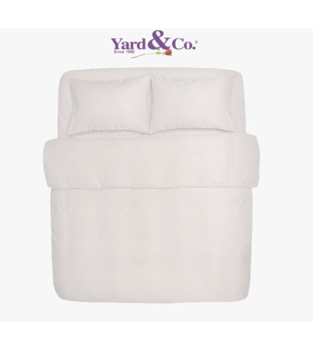 סט מצעים זוגי אל קמט לבן