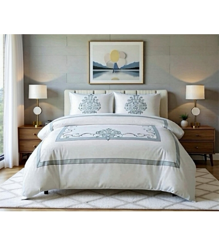 סט מצעים 100% כותנה דגם פלאזה