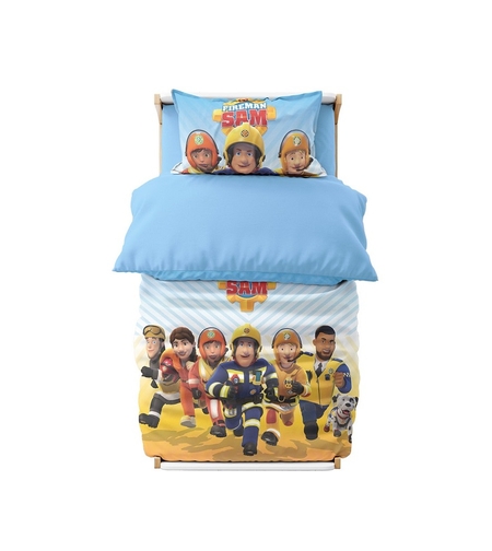 סט מצעים למיטת תינוק דגם סמי הכבאי