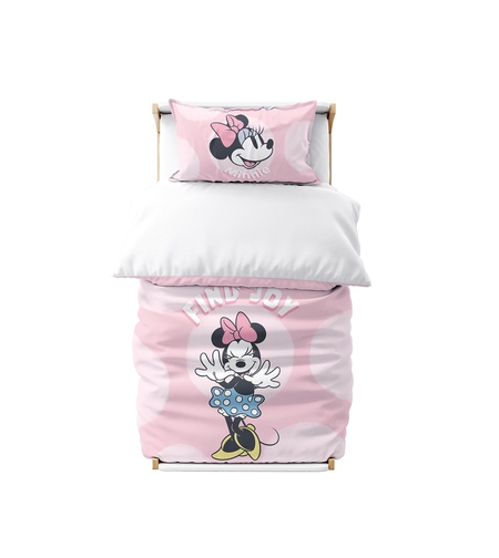 סט מצעים למיטת תינוק דגם מיני ג'וי