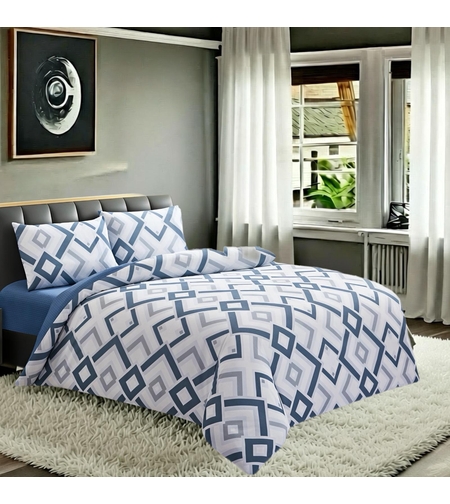 סט מצעים 100% כותנה דגם איילנד