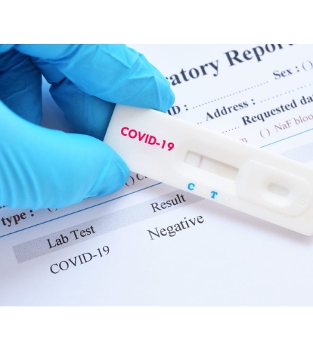 Serological test for the determination of IgG antibodies in the blood