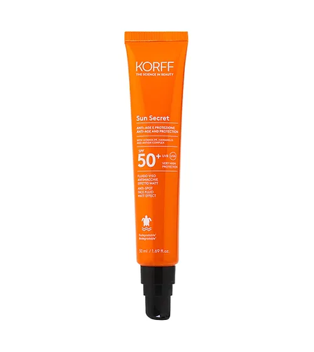 SUN SECRET ANTI-SPOT FACE FLUID MATT EFFECT SPF 50+