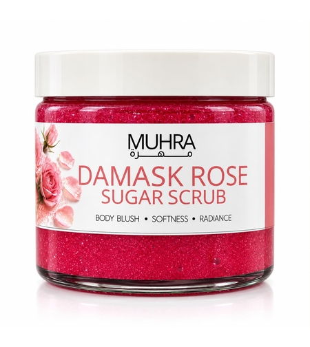 MUHRA-DAMASK ROSE SUGAR SCRUB
