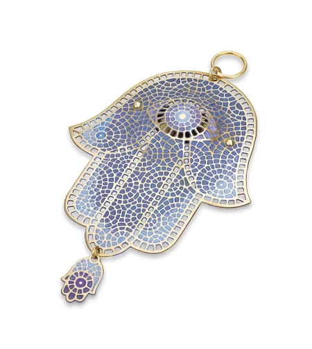 HAMSA MOSAIC BLUE