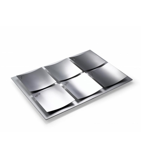 Dune Seder Plate - Shiny Steel