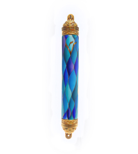 MEZUZAH (CYLINDER) BLUE AVANT-GARDE