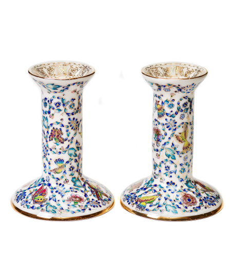 CANDLESTICKS CLASSICAL FORM GARDEN OF EDEN