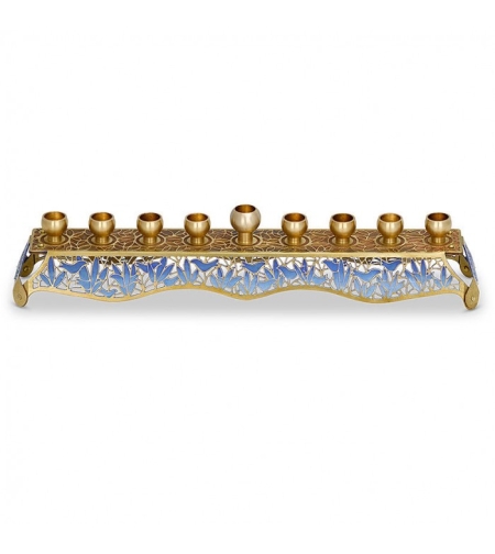 MENORAH MOSAIC BLUE