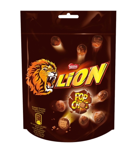 Lion pop choc 140g 