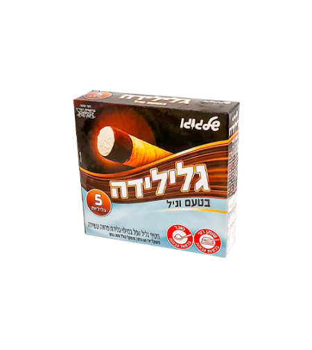 מארז גליליות גלידה - וניל