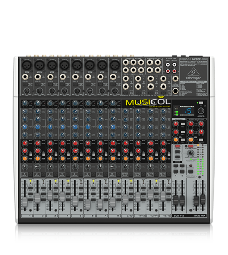 מיקסר 16 ערוצים עם אפקט לשירה BEHRINGER XENYX X2222USB