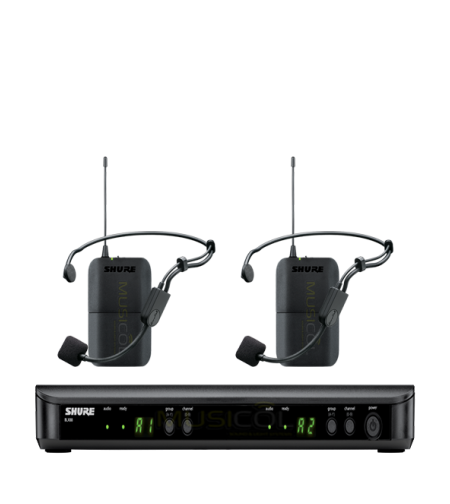 זוג מיקרופונים אלחוטיים מדונה SHURE BLX188E/PG30