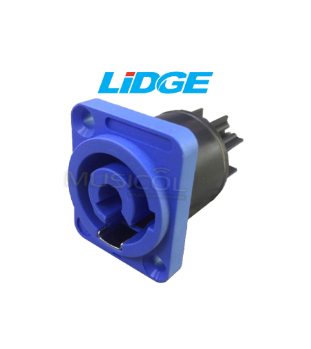 מחבר POWER-CONNECTOR לפנל כחול LIDGE LS-3MPA