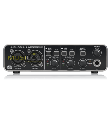 כרטיס קול BEHRINGER UMC202HD