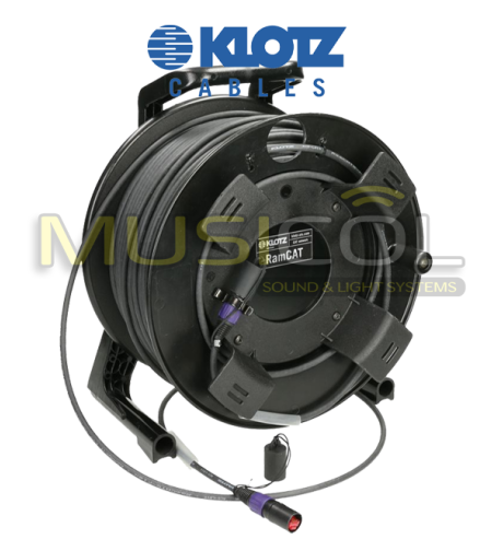 כבל רשת על גלגלת 60 מטר KLOTZ CP5EE1PW60