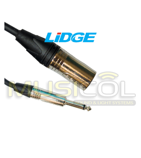 כבל מעביר XLR - PL באורך 20 סמ' LIDGE YM-381F