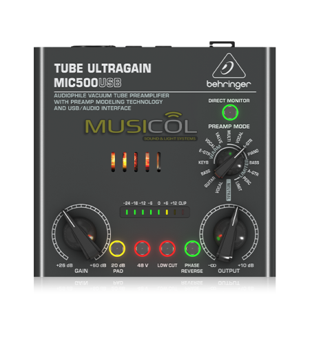 קדם מגבר BEHRINGER MIC500USB