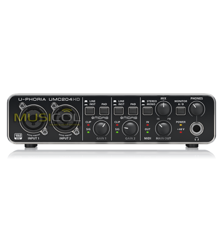 כרטיס קול BEHRINGER UMC204HD
