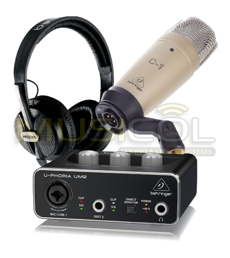 חבילת אולפן BEHRINGER U-PHORIA STUDIO