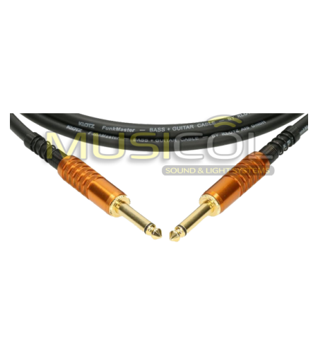 כבל גיטרה ובס באורך 3 מטר KLOTZ FunkMaster TM-0300