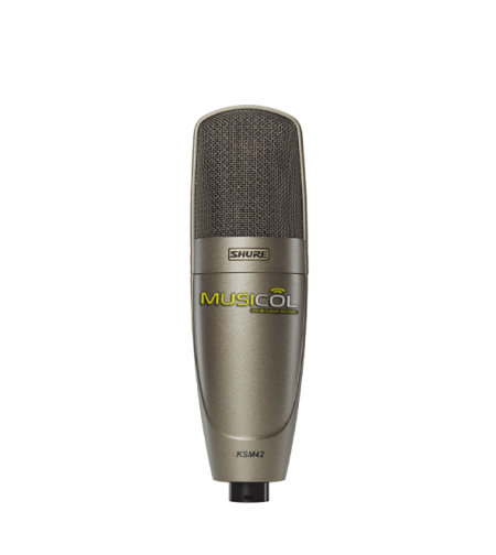 מיקרופון קונדנסר מקצועי לשירה SHURE KSM42/SG
