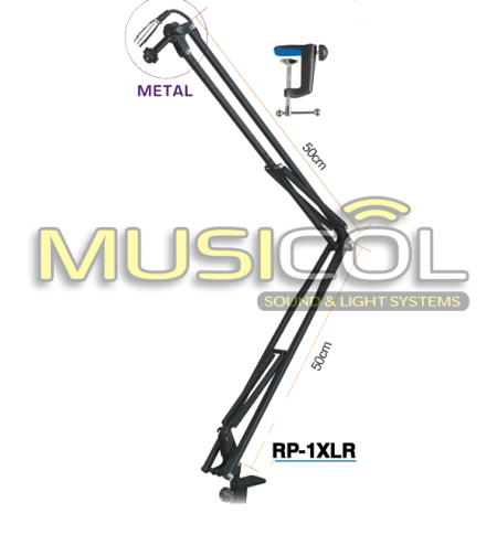 סטנד מיקרופון שולחני AR ACOUSTIC RP-1XLR
