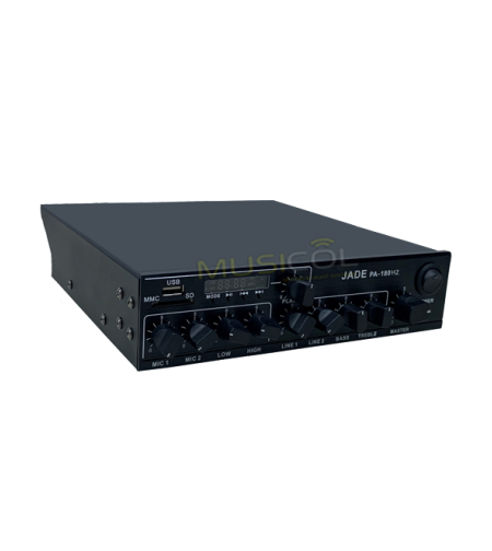 מגבר קומפקטי לכריזה והשמעה JADE PA-180HZ
