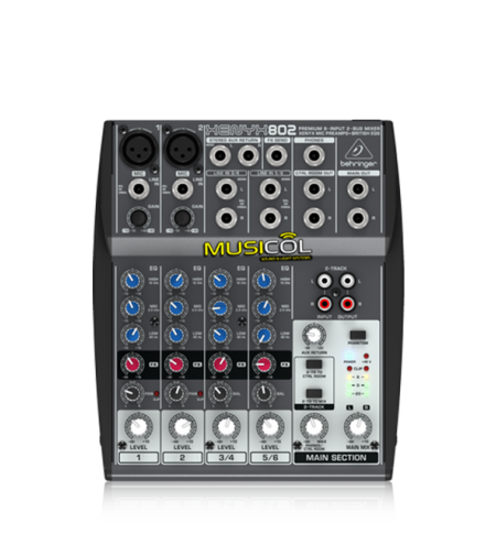 מיקסר 6 כניסות XENYX 802S עם ממשק USB