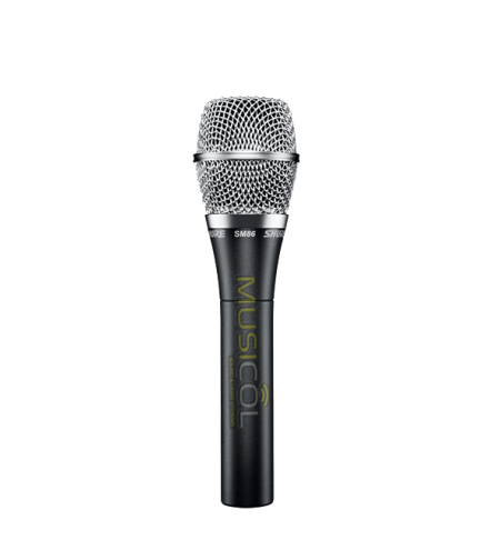 מיקרופון קונדנסר לשירה SHURE SM86