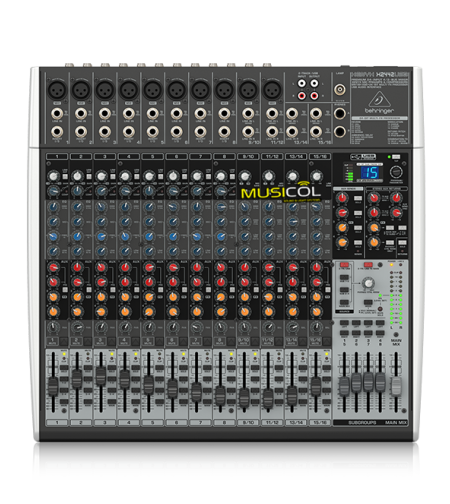 מיקסר 16 ערוצים כרטיס קול ואפקט לשירה XENYX X2442USB