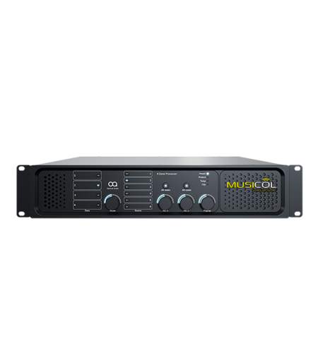 זון מיקסר 4 אזורים עם DSP נשלט אפליקציה OPTIMAL AUDIO