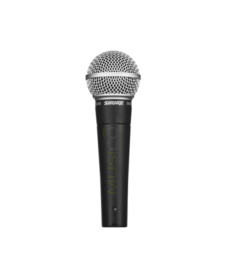 מיקרופון דינמי לדיבור ושירה SHURE SM58