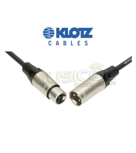 כבל מיקרופון XLR - XLR באורך 3 מטר KLOTZ GRG1FM0.30