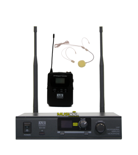 מיקרופון אלחוטי משדר כיס 128 תדרים SX150M תוצרת AR ACOUSTIC