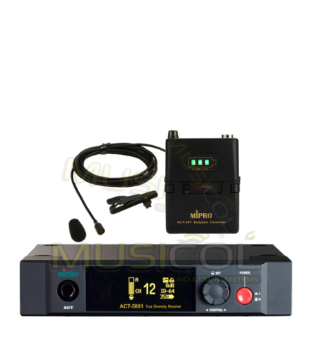 מיקרופון אלחוטי משדר חגורה ודש MIPRO ACT-5801-TS 5.8GHz