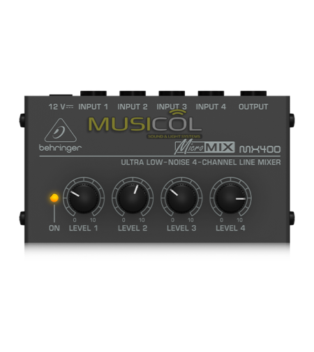 קדם מגבר 4 ערוצים BEHRINGER MX400