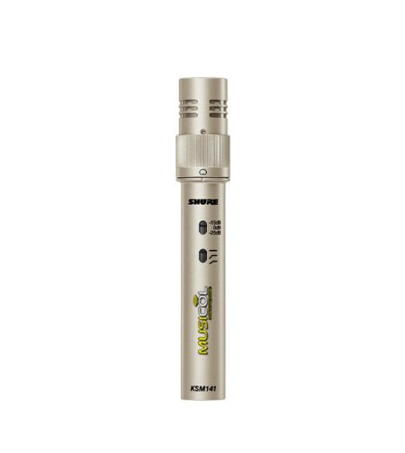 מיקרופון קונדנסר כיווניות משתנה SHURE KSM141