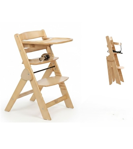 כסא אוכל עץ מתקפל