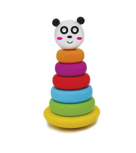 מגדל טבעות מעץ 