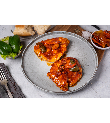 חזה עוף פיקנטי ברוטב - 4 יחידות