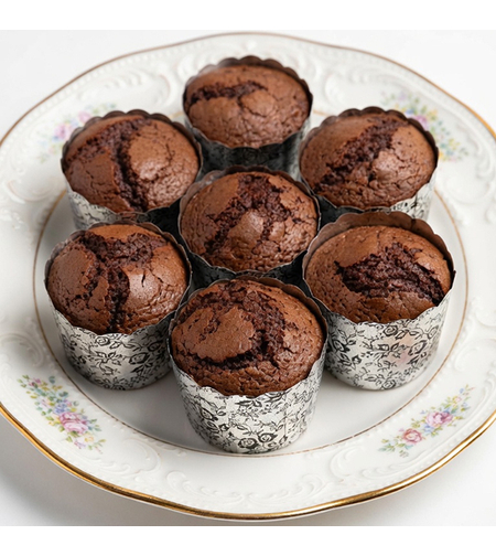 סופלה נמס רגיל עם המון שוקולד - 6 יחידות (בהשגחת הבד