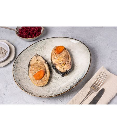 גפילטע פרוסת קרפיון ממולא - 4 יחידות